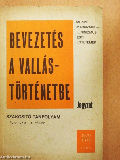Bevezetés a vallástörténetbe