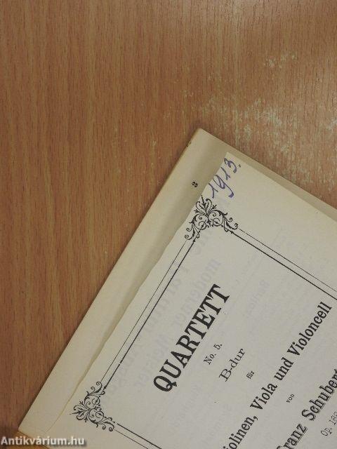 Quartett No. 5. B-dur
