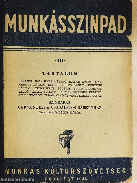 Munkásszinpad III.