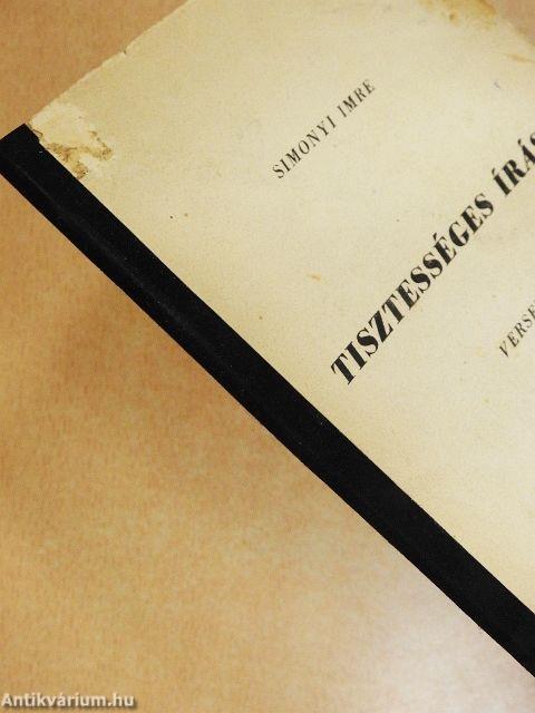 Tisztességes írás