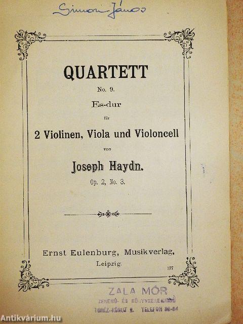 Quartett No. 9 Es-dur