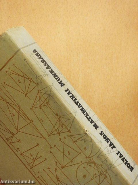 Bolyai János matematikai munkássága