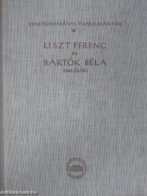 Liszt Ferenc és Bartók Béla emlékére