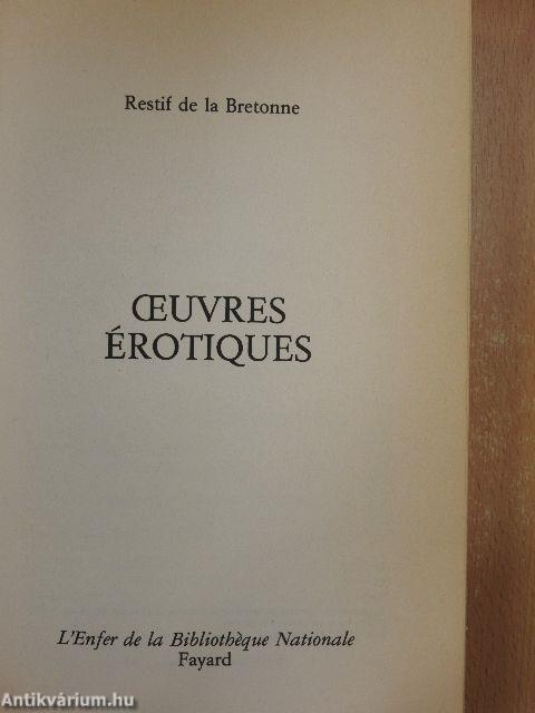 Oeuvres érotiques