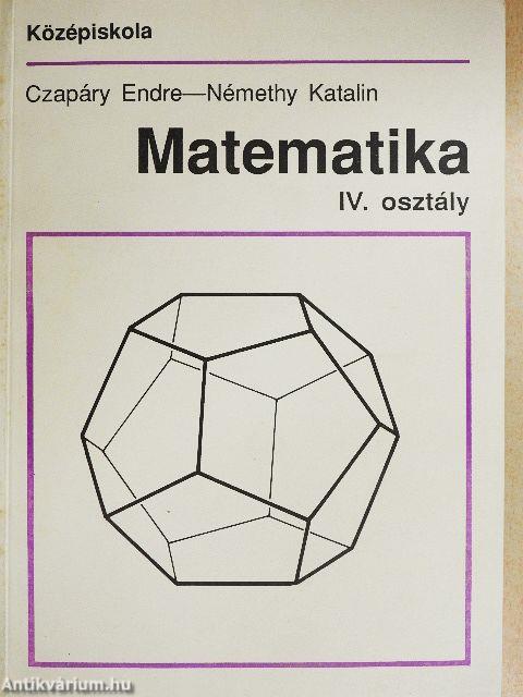 Matematika IV.