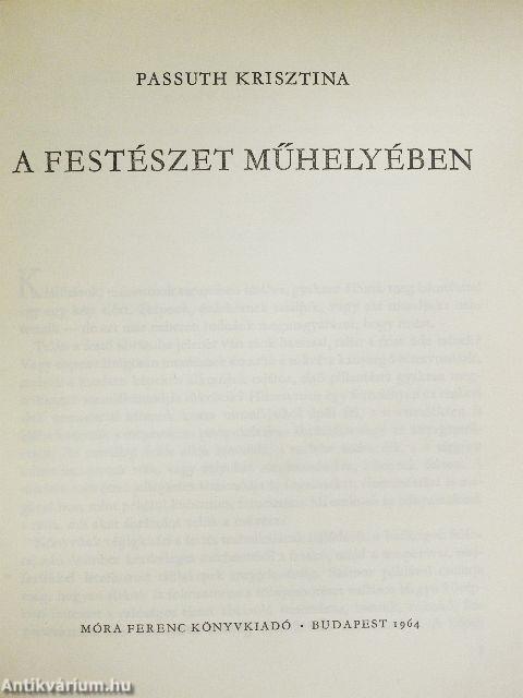 A festészet műhelyében