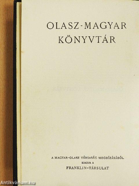 "10 kötet az Olasz-Magyar Könyvtár sorozatból (nem teljes sorozat)"