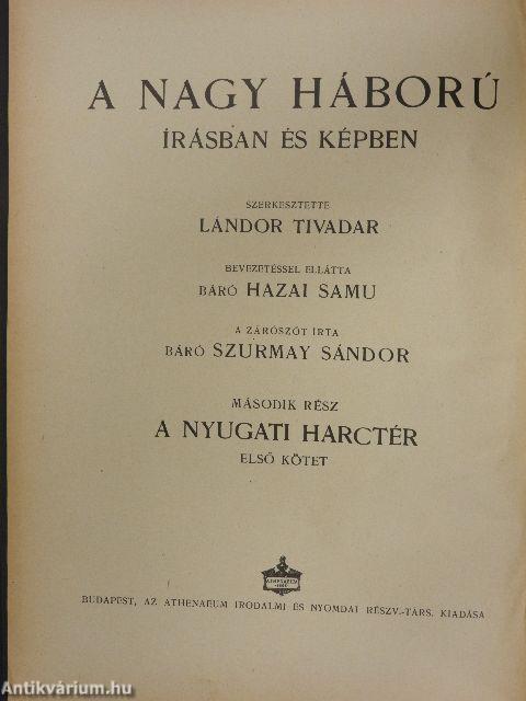 A nagy háború írásban és képben I-VII.