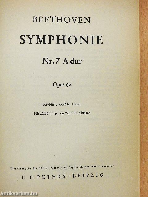 Symphonie Nr. 7 A dur Opus 92