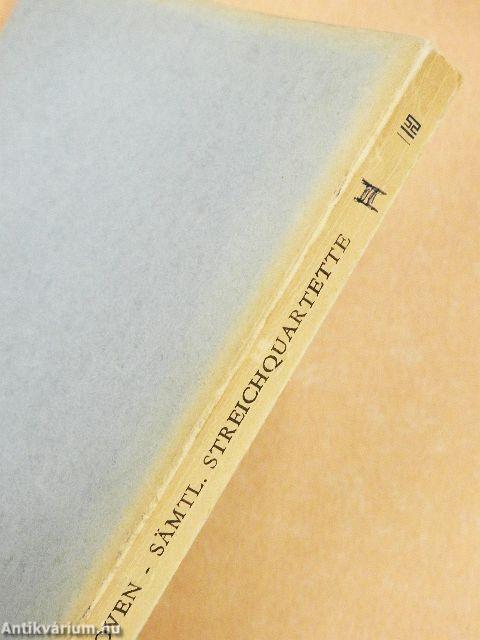 Sämtliche Streichquartette II