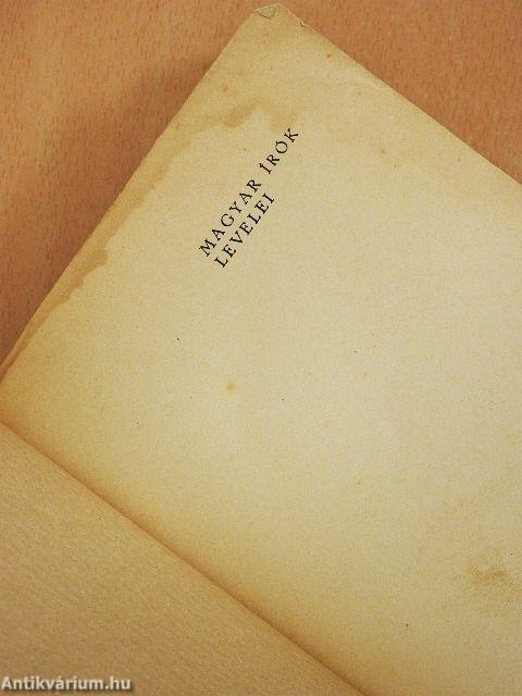 Magyar írók levelei