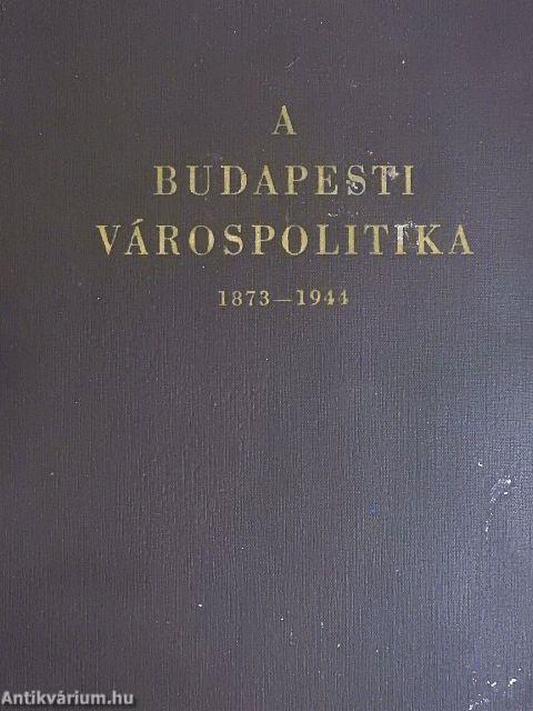 A budapesti várospolitika