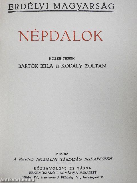 Népdalok
