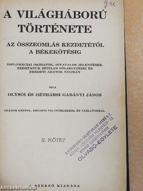 A világháború története - utolsó felvonások II. (töredék)