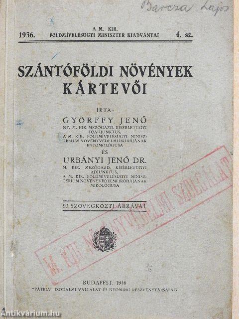 Szántóföldi növények kártevői