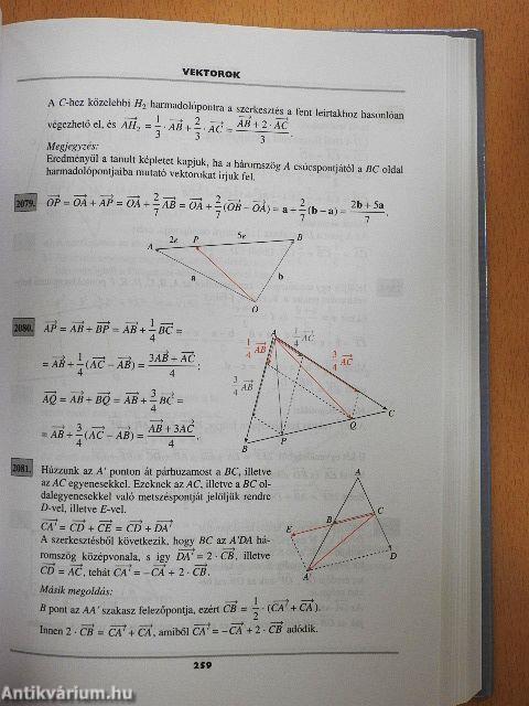 Matematika megoldások II.