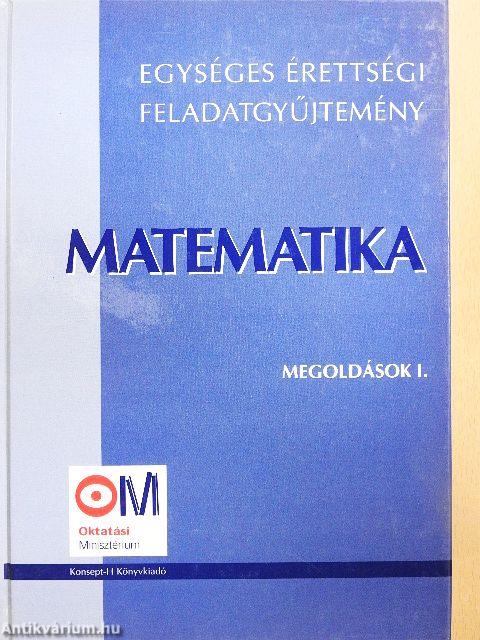 Matematika megoldások I.