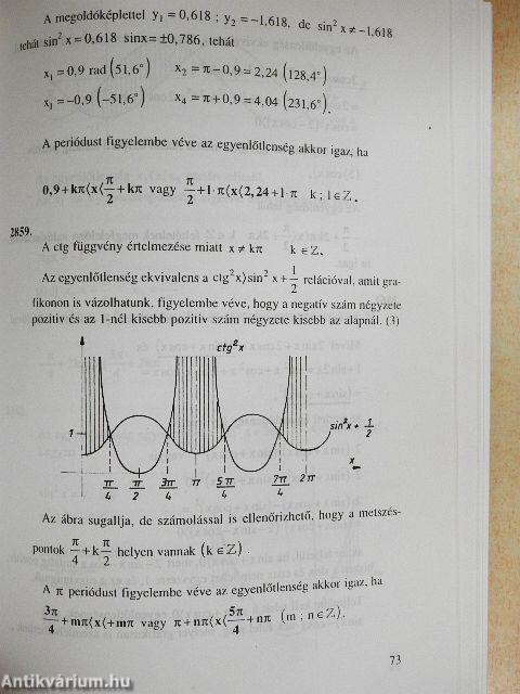 Az "Összefoglaló feladatgyűjtemény matematikából" című könyv feladatainak részletes kidolgozása XVI. fejezet
