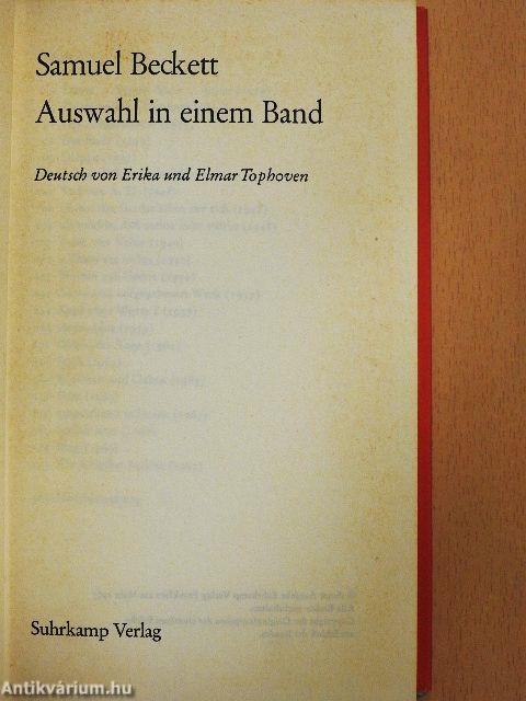 Auswahl in einem Band