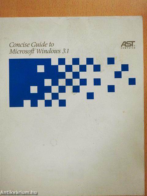 Concise Guide to Microsoft Windows 3.1