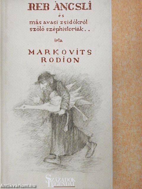 Reb Ancsli és más avasi zsidókról szóló széphistóriák