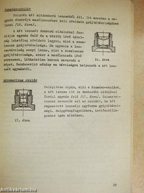 Távcsövek házi készítése