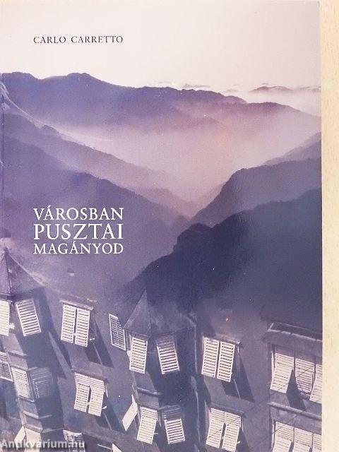 Városban pusztai magányod