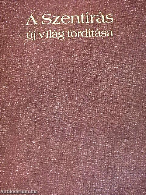 A Szentírás új világ fordítása