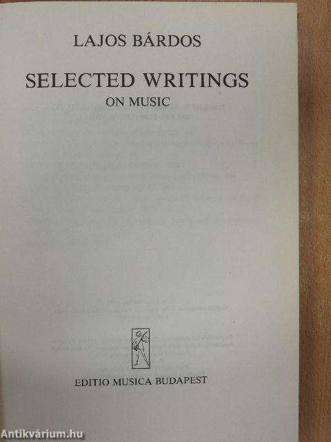 Selected Writings on Music