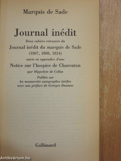 Journal inédit