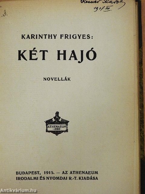 A repülő ember/Ballada a néma férfiakról/Találkozás egy fiatalemberrel/Két hajó