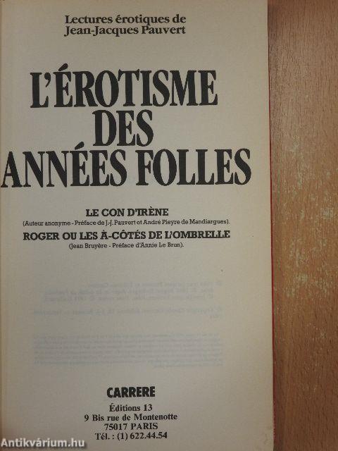L'érotisme des années folles