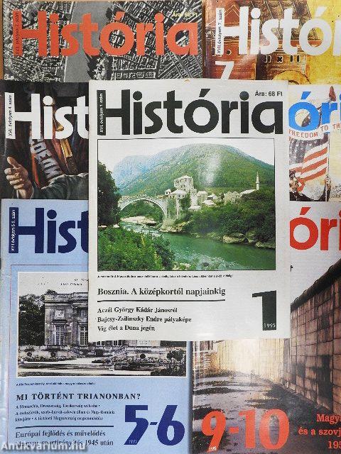 História 1995. (nem teljes évfolyam)