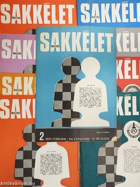 Magyar Sakkélet 1970. (nem teljes évfolyam)