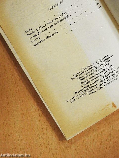 Cicero válogatott művei