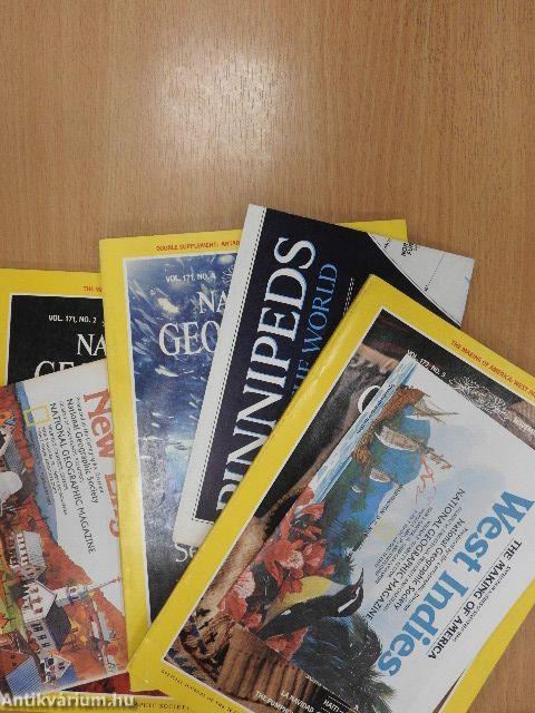 National Geographic January-December 1987.