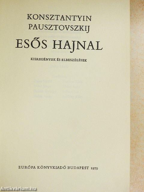 Esős hajnal