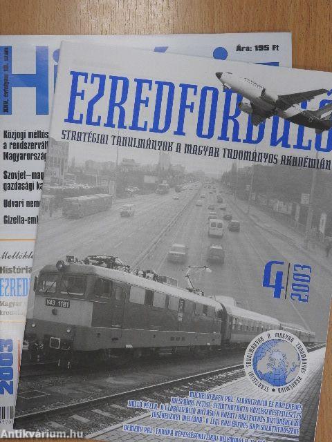 História 2003. (nem teljes évfolyam)