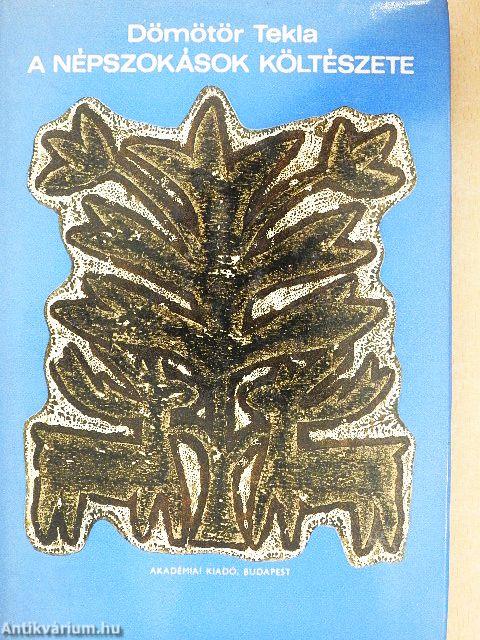 A népszokások költészete