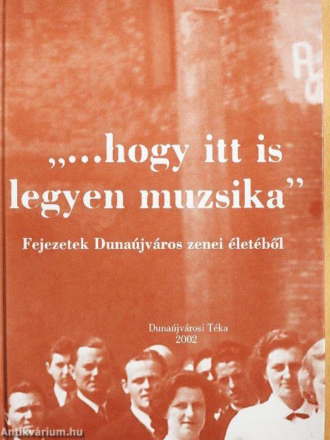 "...hogy itt is legyen muzsika" - CD-vel