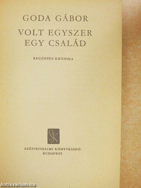 Volt egyszer egy család