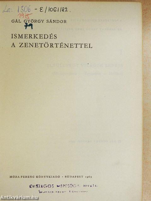 Ismerkedés a zenetörténettel