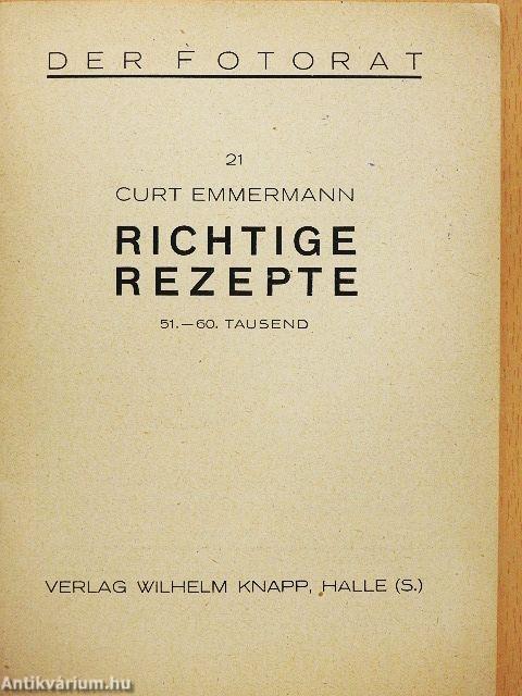 Richtige Rezepte