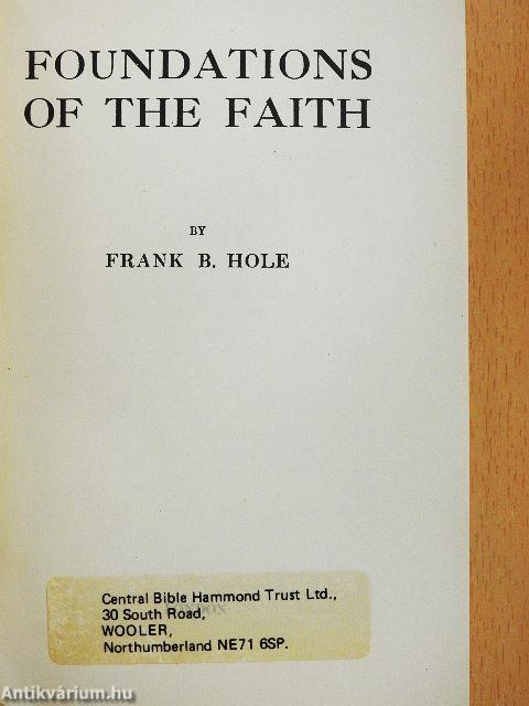 Foundations of the Faith
