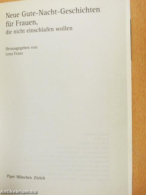 Neue Gute-Nacht-Geschichten für Frauen, die nicht einschlafen wollen