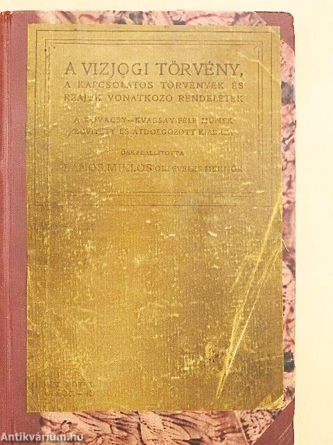 A vizjogi törvény I.