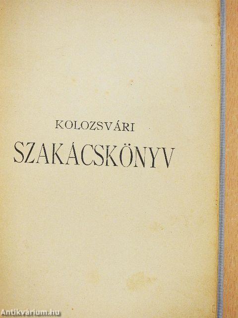 Kolozsvári szakácskönyv