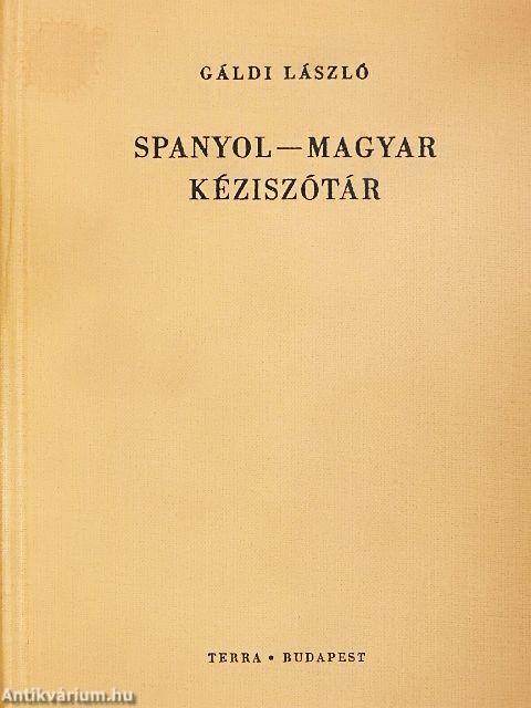Spanyol-magyar kéziszótár