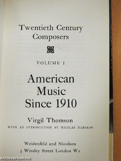 Twentieth Century Composers I