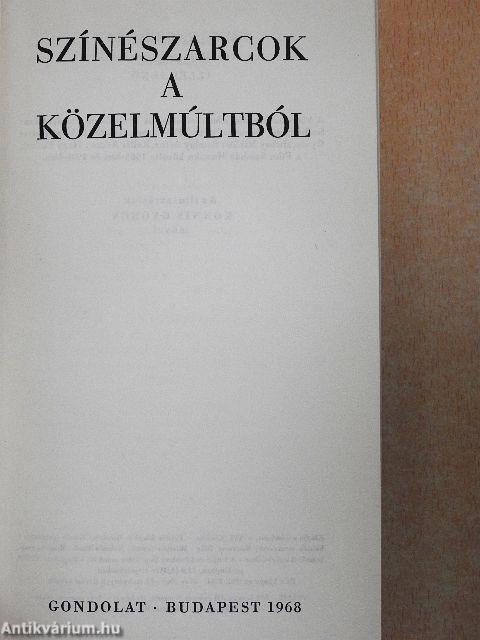 Színészarcok a közelmúltból